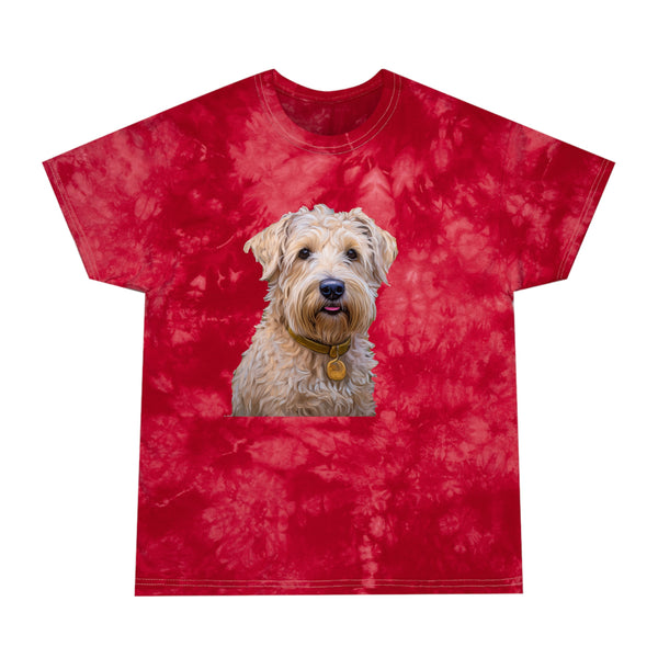 Soft Coated Wheaten Terrier - Classic Tie-Dye Tee, Crystal