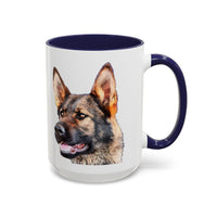 German Shepherd 'Hans' Accent Coffee Mug, 2 sizes