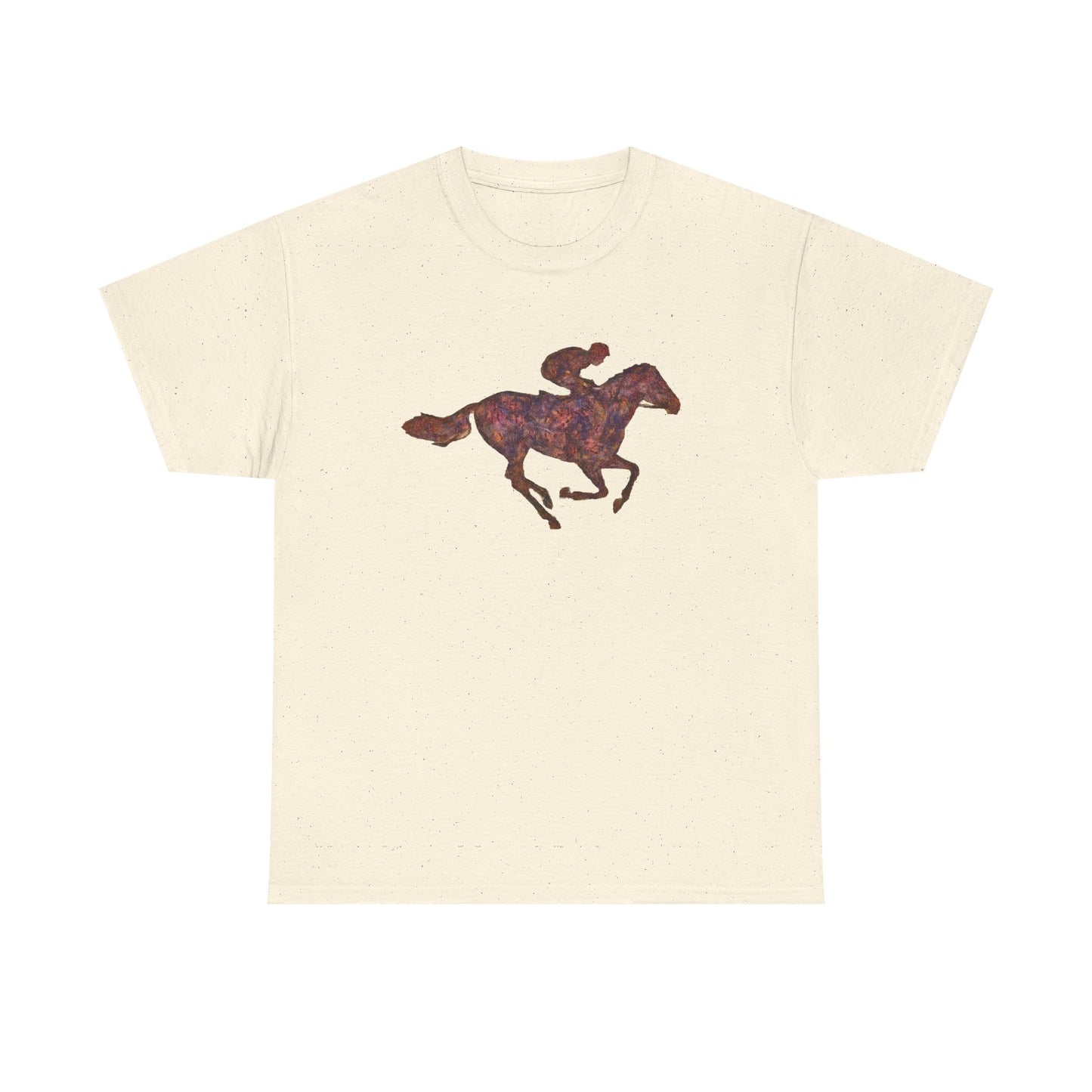 Race Horse Unisex Heavy Cotton Tee: Where Comfort Meets Creativity