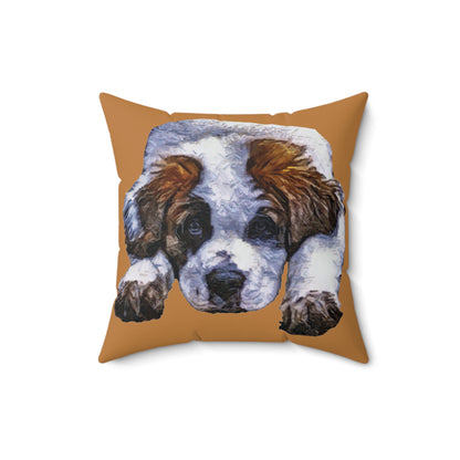 St. Bernard 'Sontuc' Spun Polyester Throw Pillow