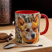 Australian Cattle Dog 'Red Heeler #2' - 11oz Ceramic Accent Mug