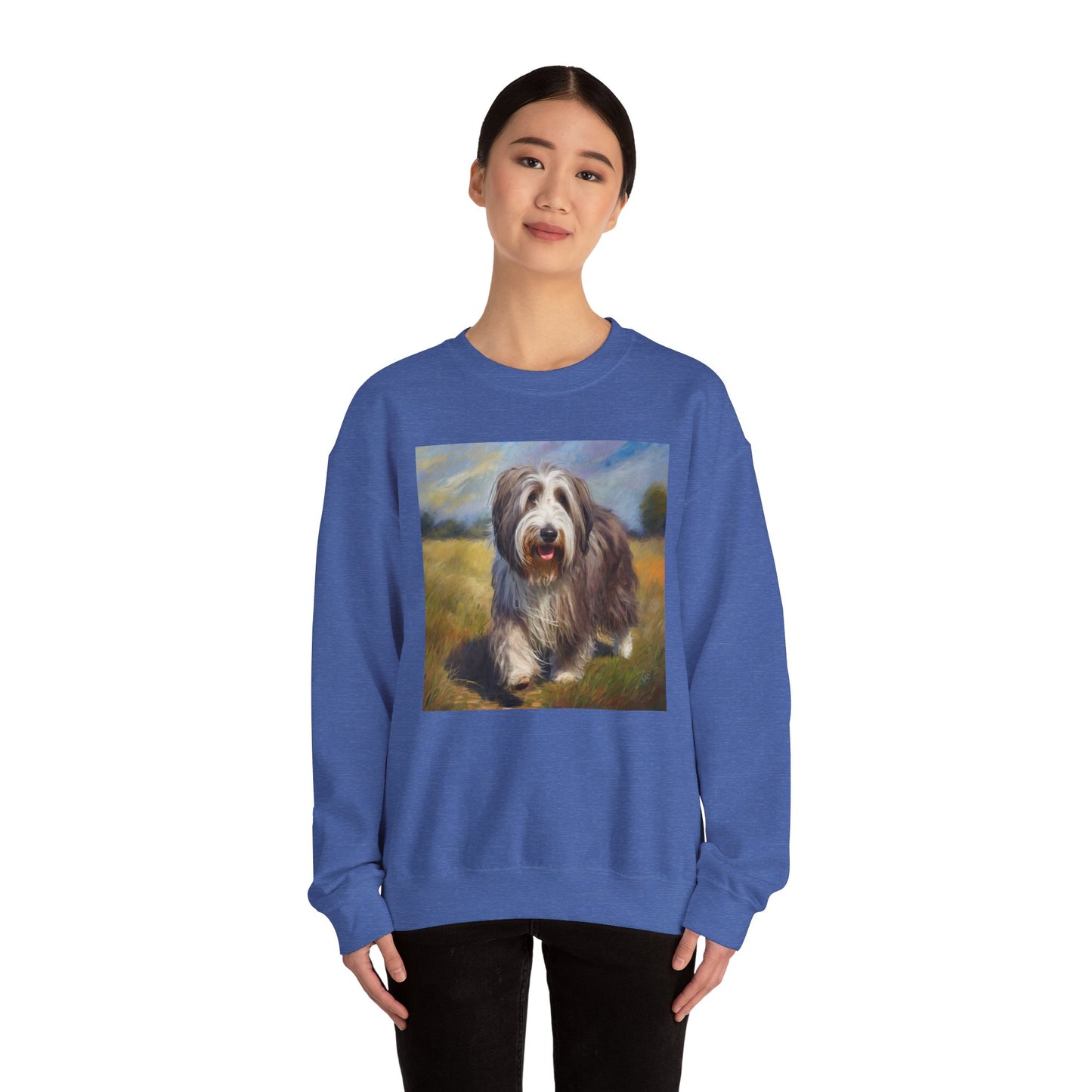 Bearded Collie Charm Crewneck Sweatshirt
