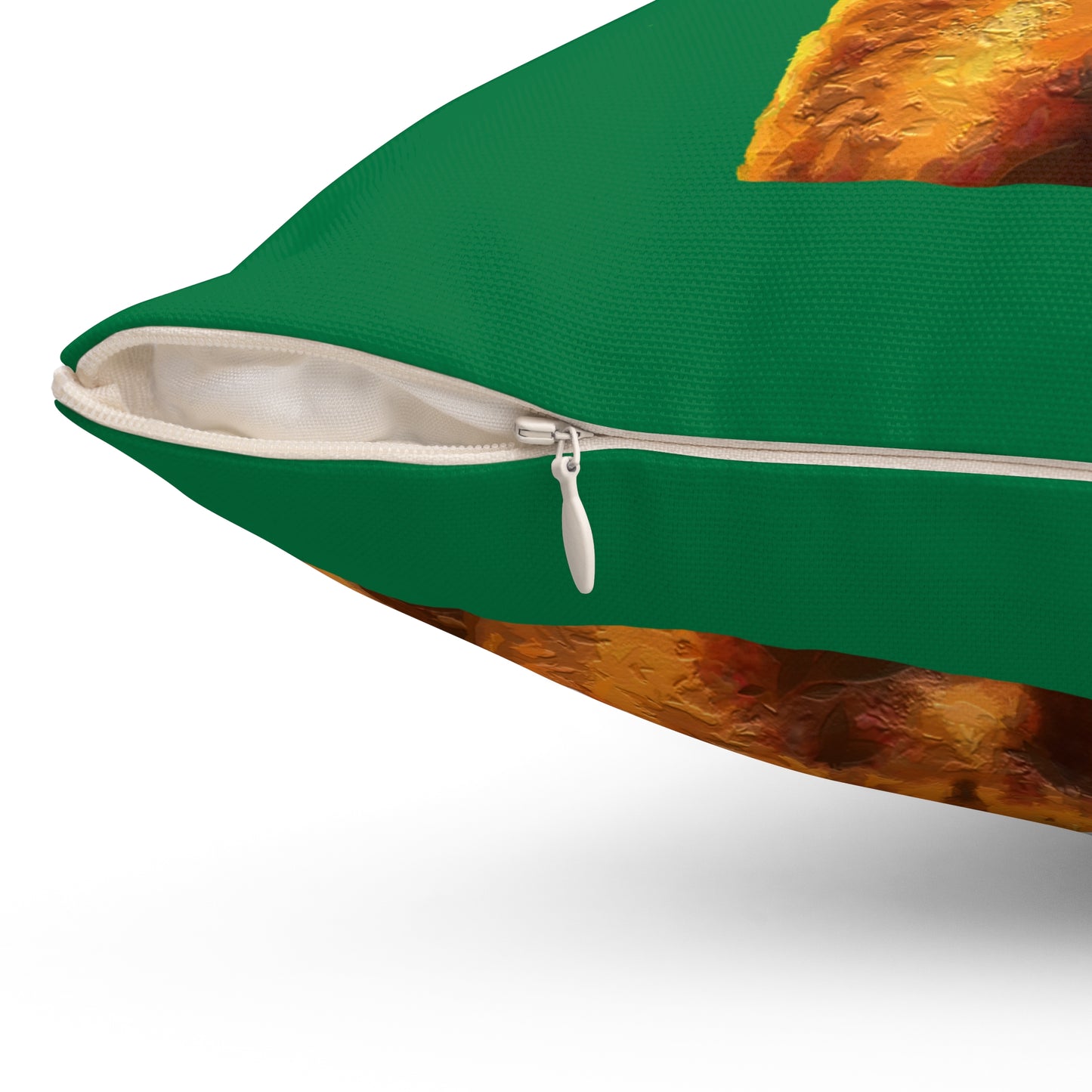 Irish Terrier 'Jocko' Spun Polyester Throw Pillow