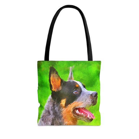 Percy the Blue Heeler Tote Bag