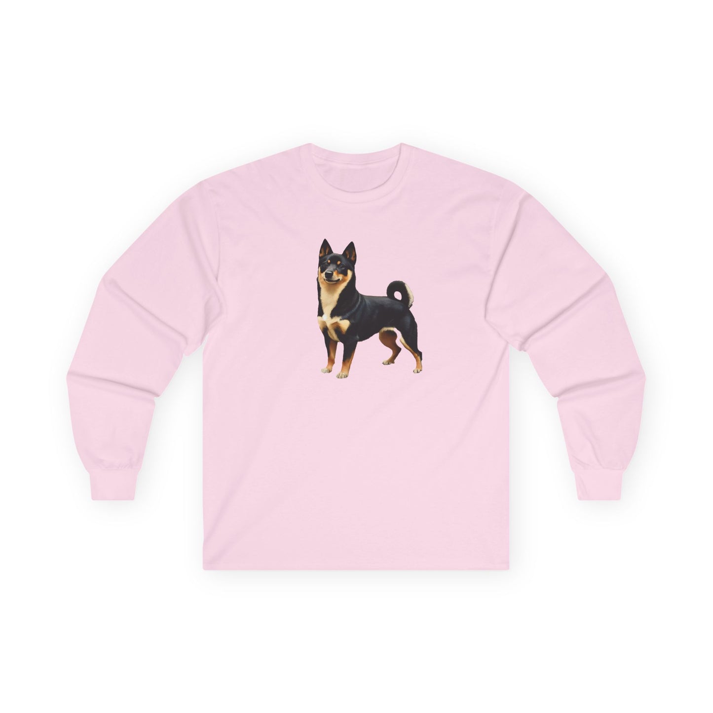 Black & Tan Shiba Inu - Unisex Classic Cotton Long Sleeve Tee