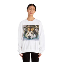 Malamute Unisex 50/50 Crewneck Sweatshirt