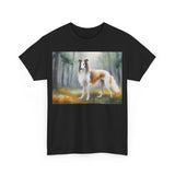 Borzoi 'Russian Wolfhound' Unisex Heavy Cotton Tee