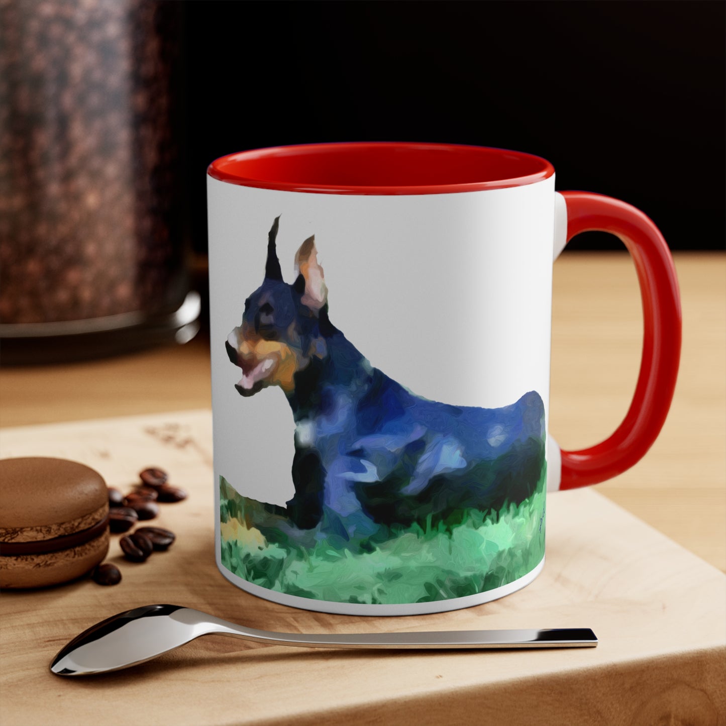 Doberman Pinscher Ceramic Accent Coffee Mug, 11oz