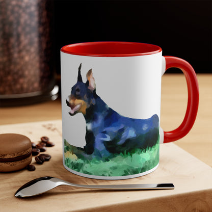 Doberman Pinscher Ceramic Accent Coffee Mug, 11oz