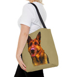 "Bayli the German Shepherd" Tote Bag