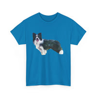 Border Collie '#1'  -  Unisex Heavy Cotton Tee