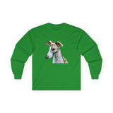 Whippet 'Simba'  Classic Cotton Long Sleeve T-Shirt