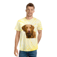 Chesapeake Bay Retriever Unisex Tie-Dye Tee, Cyclone