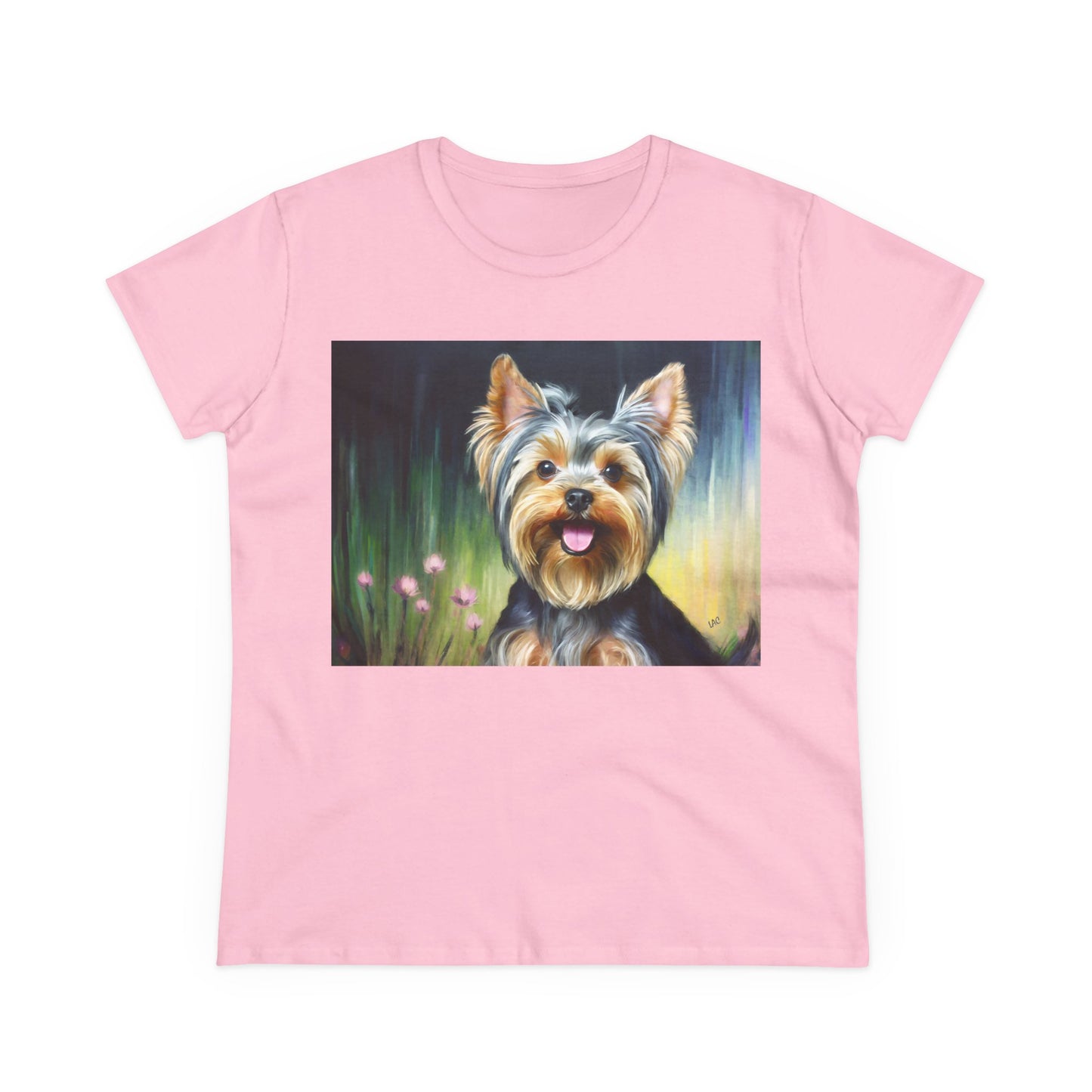 Yorkie #3 Women's Midweight Cotton Tee