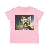 Yorkie #3 Women's Midweight Cotton Tee