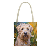 Soft Coated Wheaten Terrier Polyester Tote Bag (AOP)