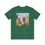 Cairn Terriers  -  Unisex Jersey Short Sleeve Tee