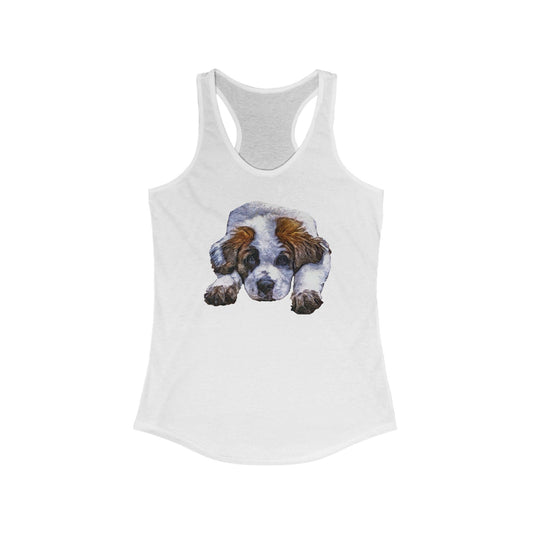 St. Bernard Sontuc Women's Racerback Tank: Effortless Charm
