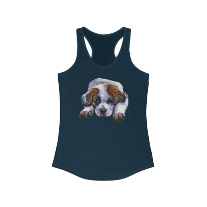 St. Bernard Sontuc Women's Racerback Tank: Effortless Charm