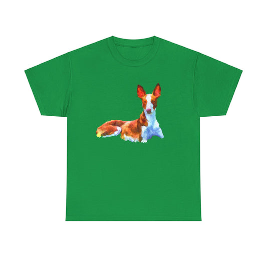 Classic Ibizan Hound Unisex Heavy Cotton Tee