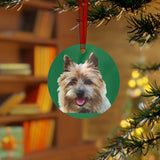 Cairn Terrier Metal Ornaments