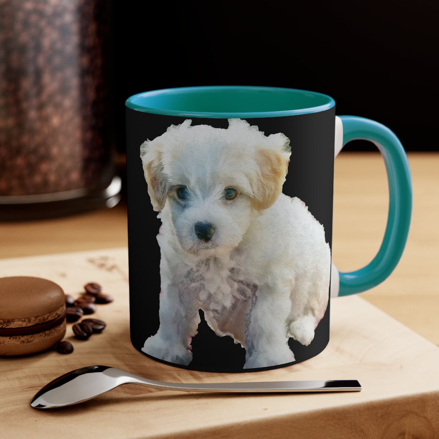 Bichon Frise Accent Coffee Mug - 11oz Delight