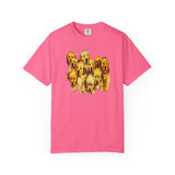 Golden Retriever Puppies Unisex-Adult Relaxed Fit Cotton T-shirt