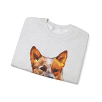 Red Heeler - Australian Cattle Dog - Unisex 50/50 Crewneck Sweatshirt