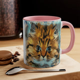 Fat Cat Ceramic Accent Coffee Mug, 11oz