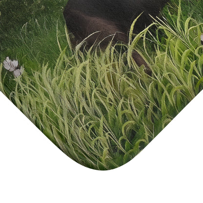 Mountain Cur Bathroom Rug Mat