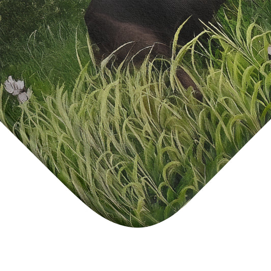 Mountain Cur Bathroom Rug Mat