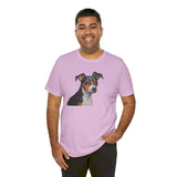 Teddy Roosevelt Terrier Unisex Jersey Short Sleeve Tee