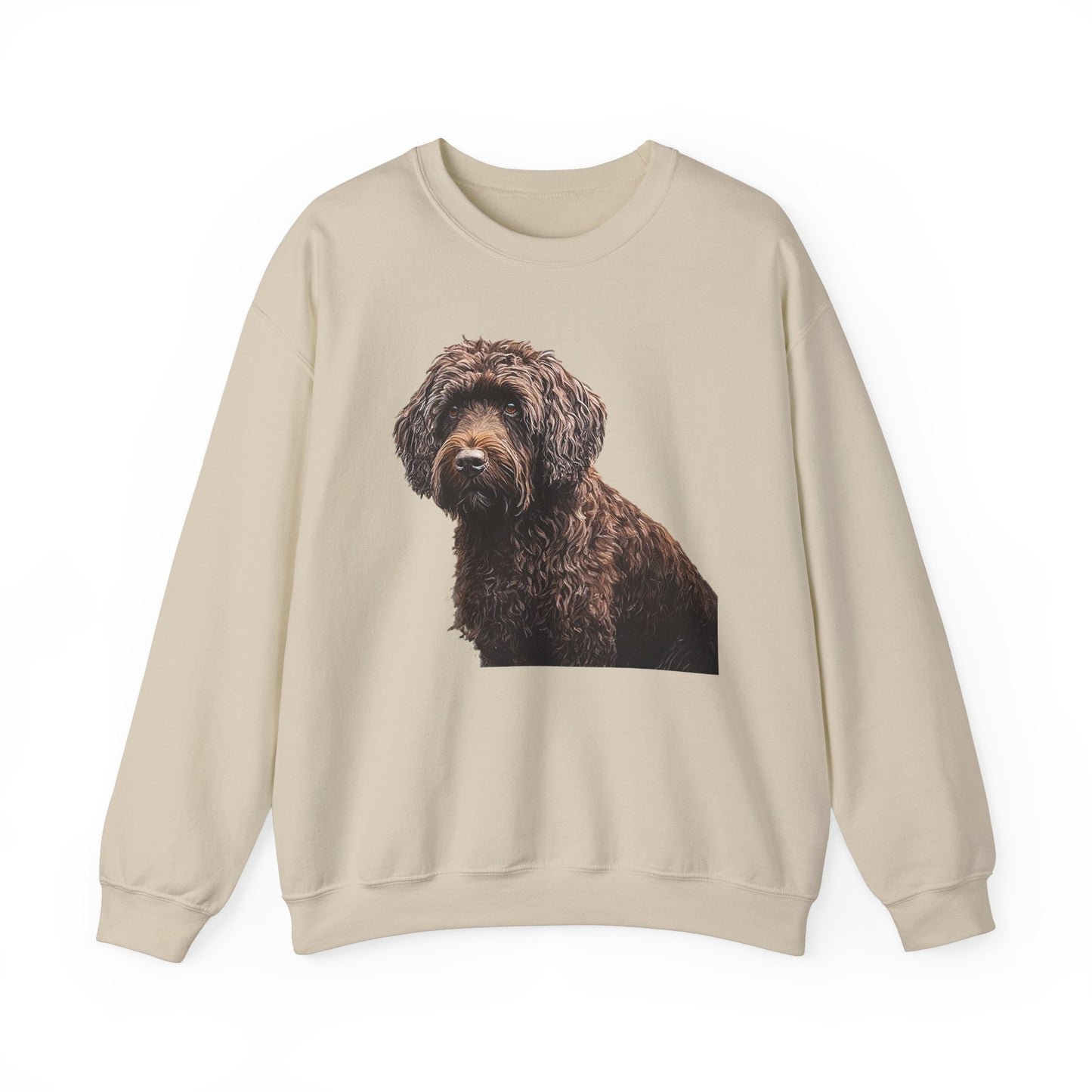 Barbet French Waterdog Unisex 50/50 Crewneck Sweatshirt