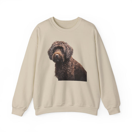 Barbet French Waterdog Unisex 50/50 Crewneck Sweatshirt