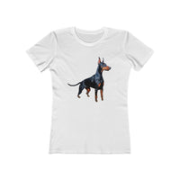 Doberman Pinscher Women's Slim Fit Ringspun Cotton Tee