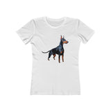 Doberman Pinscher Women's Slim Fit Ringspun Cotton Tee
