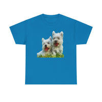 Adorable West Highland Terriers Unisex Heavy Cotton Tee