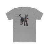 Cesky Terrier - Men's Fitted Cotton Crew Tee