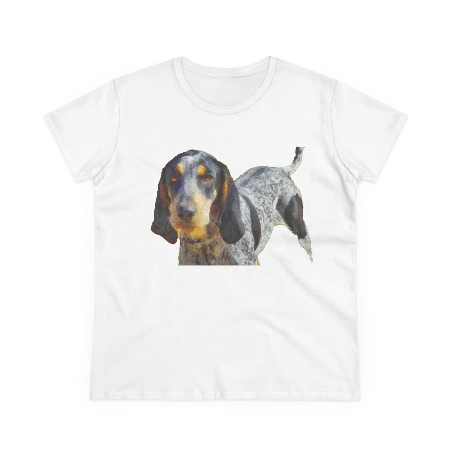 Bluetick Coonhound Women's Midweight Cotton Tee