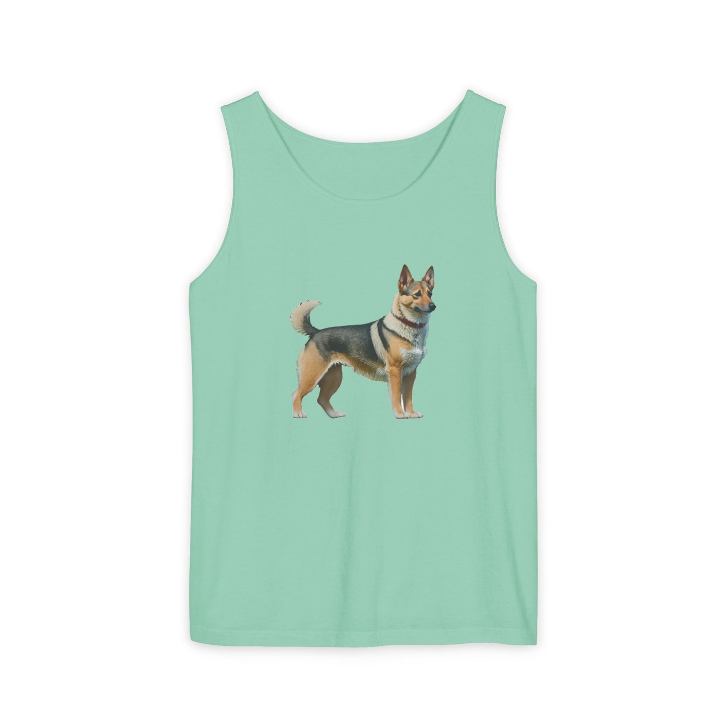 Swedish Vallhund Unisex Relaxed Fit Garment-Dyed Tank Top