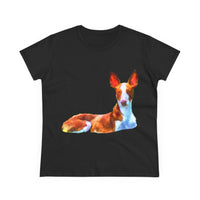 Ibizan Hound Women's Midweight Cotton Tee