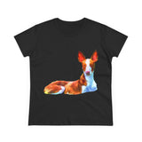 Ibizan Hound Women's Midweight Cotton Tee