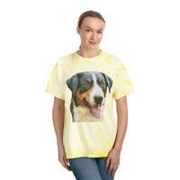 Appenzeller Sennenhund Unisex Cotton Tie-Dye Tee, Cyclone