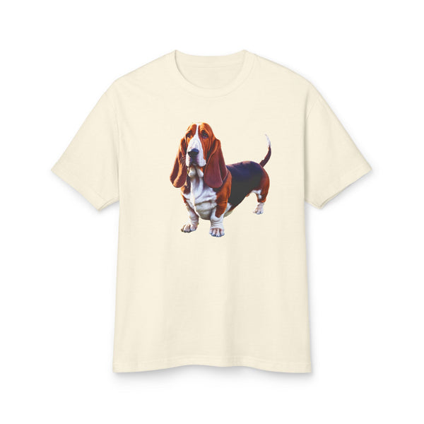Basset Hound Unisex Relaxed Fit Tee – A Touch of Vintage Elegance
