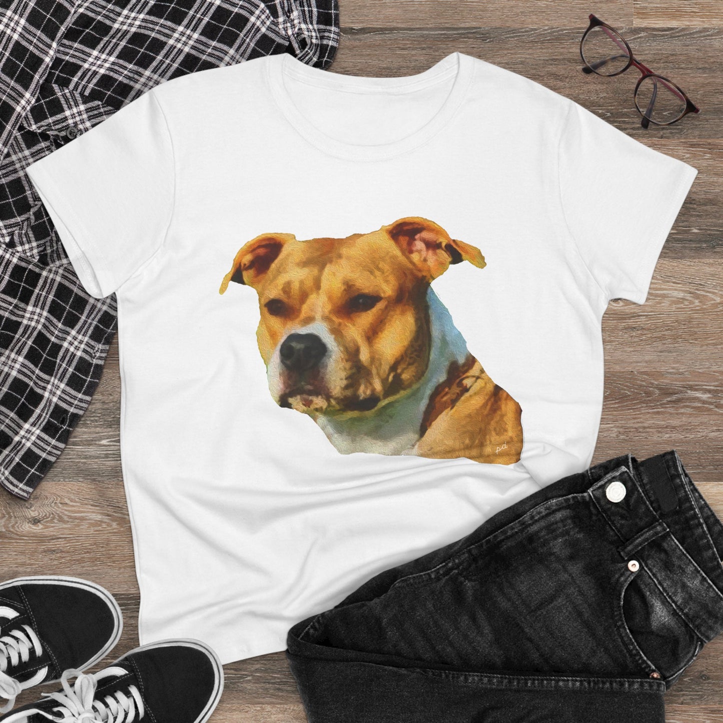 Pit Bull Women's Midweight Cotton Tee