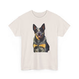 Blue Heeler - Australian Cattle Dog 'Baily' Unisex Heavy Cotton Tee