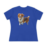 Nederlandse Kooikerhondje  - Women's Relaxed Fit Cotton Tee