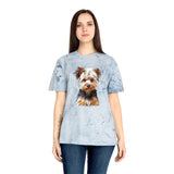 Yorkshire Terrier 'Lupis' Unisex Color Blast Ringspun Cotton T-Shirt by DoggyLips™