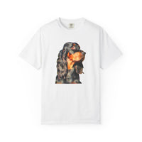 Gordon Setter Unisex-Adult Relaxed Fit Garment-Dyed T-shirt