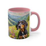 Black & Tan Coonhound Accent Coffee Mug, 11oz